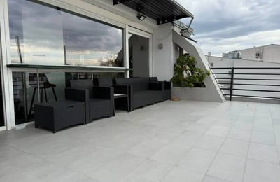 Rental of a spacious 5-room duplex apartment with private pool, 250 m², Belgrade, Serbia